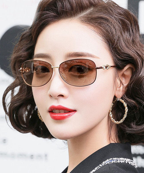 Elegant Red Anti UV Polarized Small Face Sunglasses XS1060 Ada Fashion