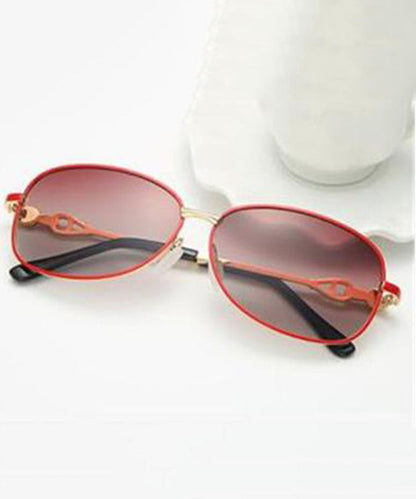 Elegant Red Anti UV Polarized Small Face Sunglasses XS1060 Ada Fashion
