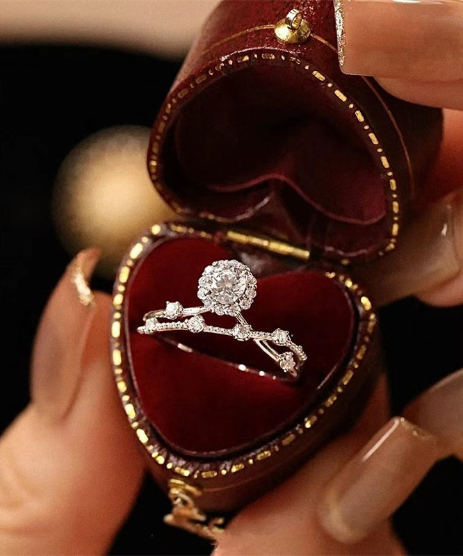 Elegant Silk Copper Zircon Rings KX1006 Ada Fashion