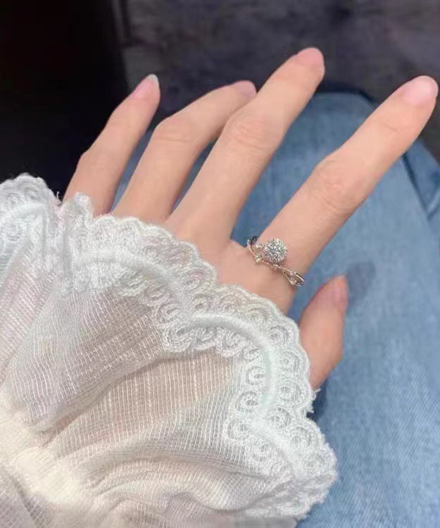 Elegant Silk Copper Zircon Rings KX1006 Ada Fashion