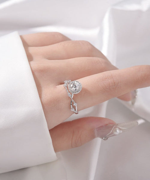 Elegant Silk Copper Zircon Rings KX1006 Ada Fashion