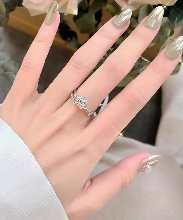 Elegant Silk Copper Zircon Rings KX1006 Ada Fashion