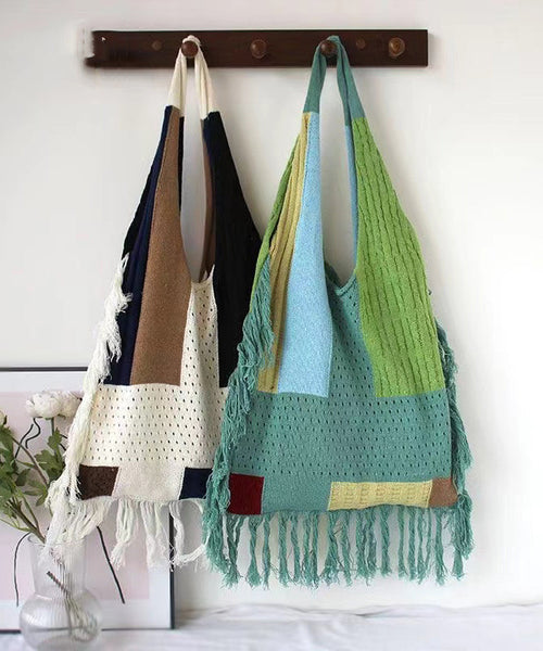 Ethnic Storm Simian Tassel Knitted Shoulder Bag SX1019 Ada Fashion