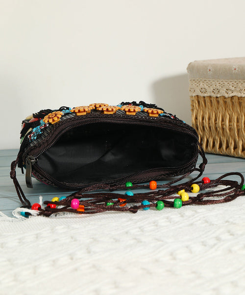 Ethnic Style Coconut Shell Handmade Woven Crossbody Bag HJ1020 Ada Fashion