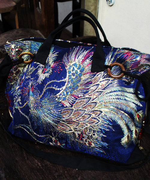 Ethnic Style Embroidered Tassel Canvas Shoulder Bag HJ1050 Ada Fashion