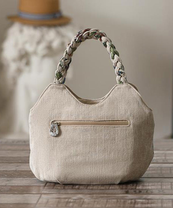 Handmade Canvas Style Bag Woven Ethnic Tote FashionChic