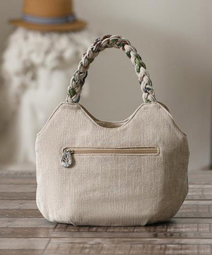 Handmade Canvas Style Bag Woven Ethnic Tote FashionChic