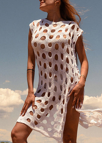 European And American Beach Knitted Hollow Out Cover U VC068 WM-Beach-LYQ240615