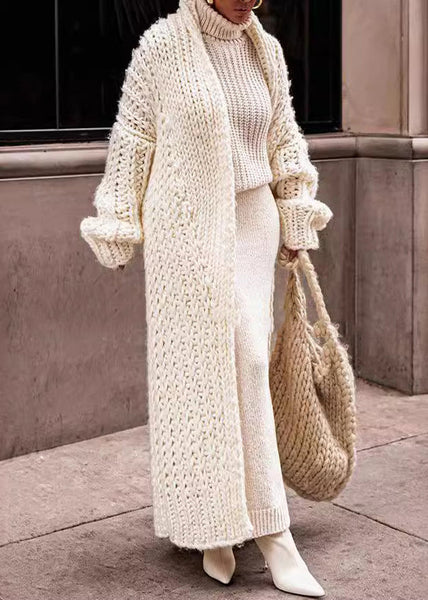 European And American Style White Puff Sleeve Knit Cardigan QY002 BB-ZS-WM-NCT241002