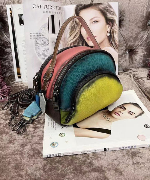 European And American Yellow Cowhide Carrying Crossbody Bag GG080 Bag-BGS240606