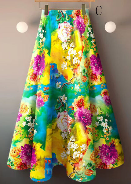 Fashion And Versatile High Waisted Ice Silk Skirt For Summer BV060 MZF-SKTS240702