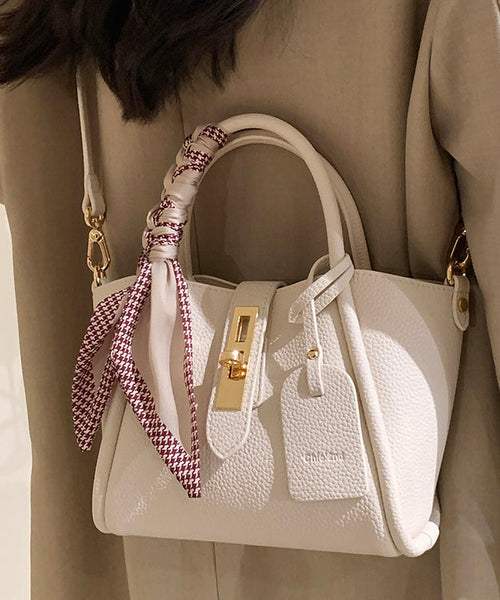 Leather Durable Faux Fashion Bag Beige CrossBody FashionChic