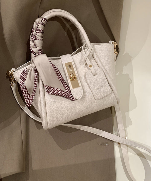 Leather Durable Faux Fashion Bag Beige CrossBody FashionChic