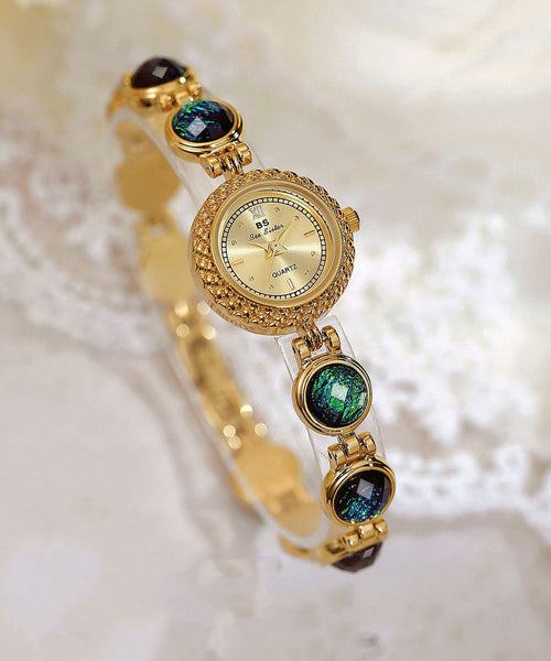 Crystal Metal Hardlex Movement Fashion Quartz Blue Watches FashionChic