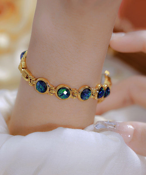 Crystal Metal Hardlex Movement Fashion Quartz Blue Watches FashionChic