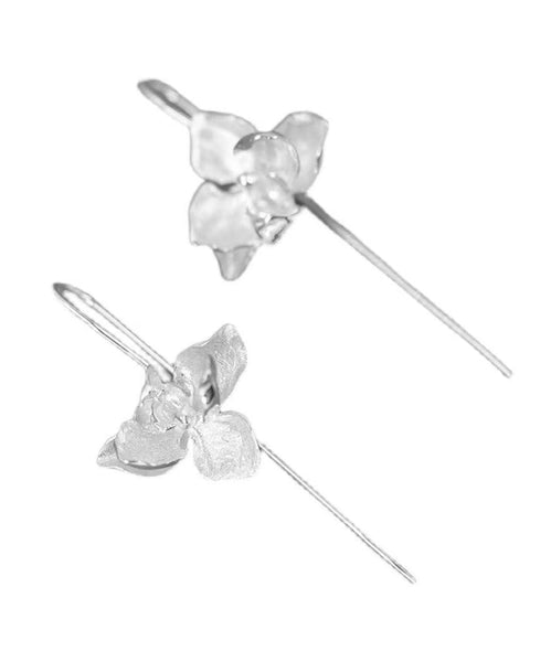 Fashion Gold Sterling Silver Overgild Floral Drop Earrings QQ004 JEW-EAR240811