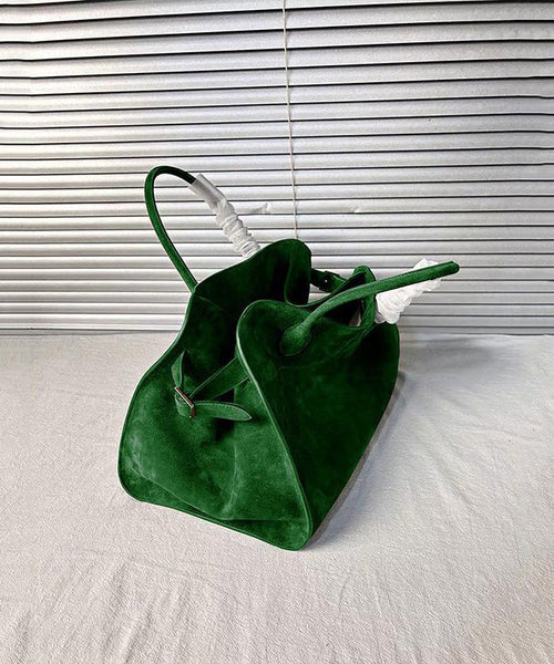 Fashion Green Large Capacity Suede Tote Handbag RB031 ABC
