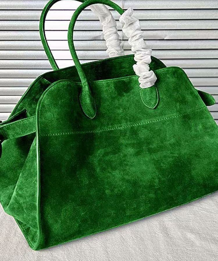 Fashion Green Large Capacity Suede Tote Handbag RB031 ABC