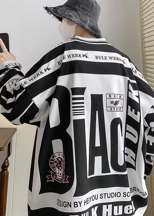 Fashion Green Peter Pan Collar Cotton Men Graphic Polo Shirts Fall WJ003 MENPT241119