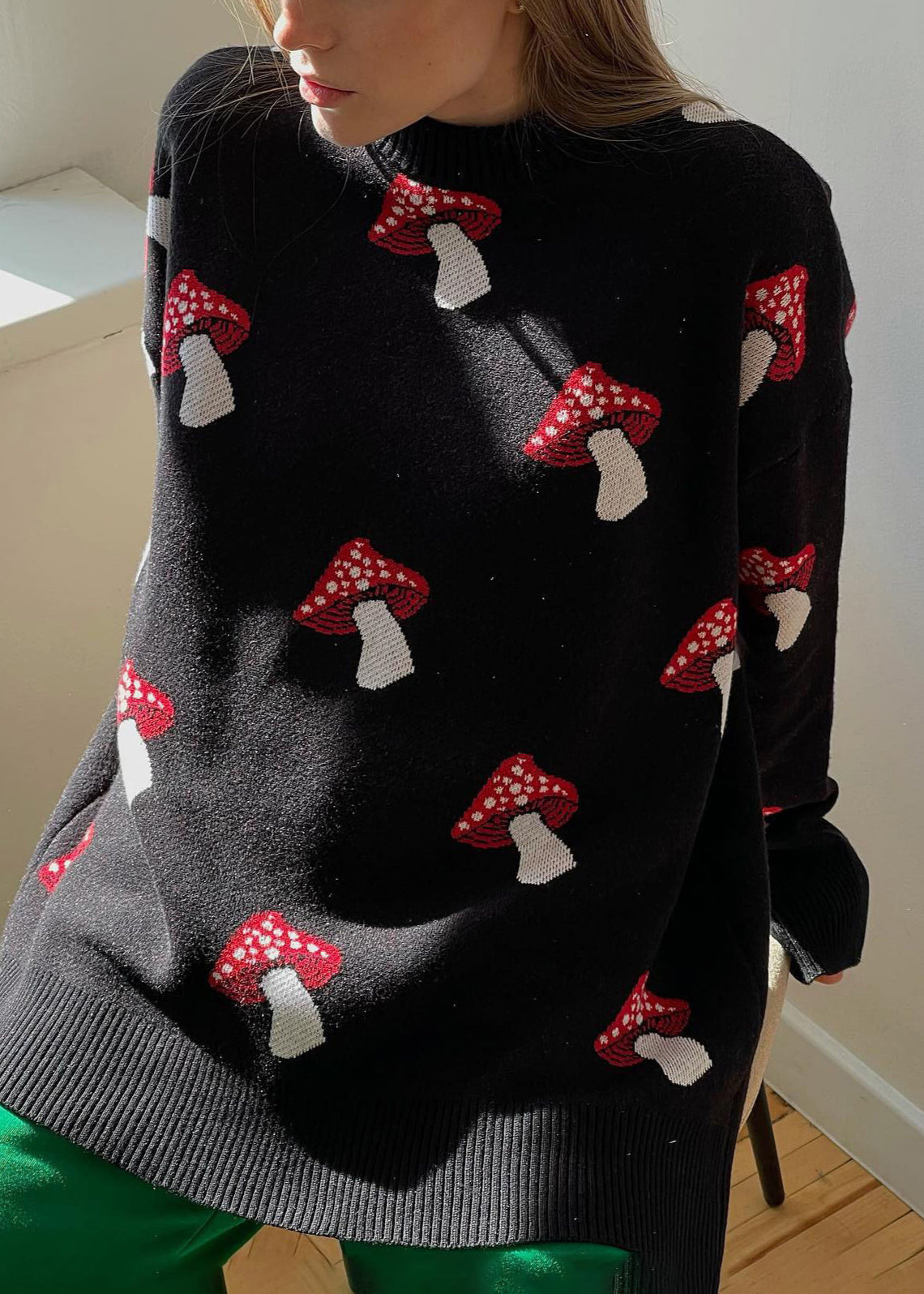 Fashion Grey O Neck Jacquard Thick Knit Sweater Fall QY020 BB-ZS-WM-NTP241002