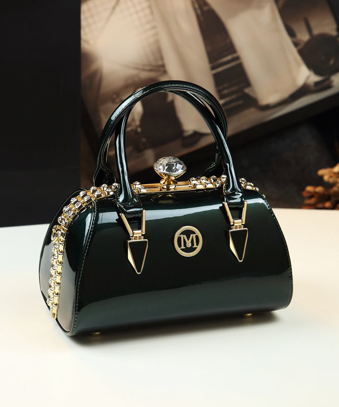 Bag Zircon Leather Calf Fashion Tote Leopard FashionChic