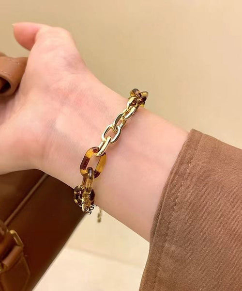 Patchwork Bracelet Overgild Fashion Leopard Charm Metal FashionChic