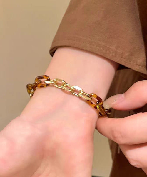 Patchwork Bracelet Overgild Fashion Leopard Charm Metal FashionChic