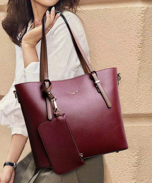 Fashion Mulberry Large Capacity Calf Leather Tote Handbag Ada Fashion