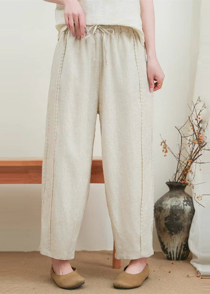 Lace Pants Patchwork Orange Oversized Summer Fashion FashionChic