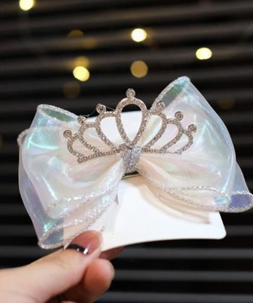 Fashion Purple Alloy Zircon Bow Girls Hairpin YG028 ABC