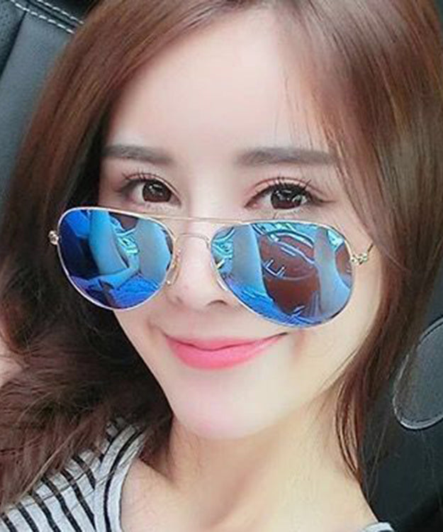 Fashion Purple Polarized Metal Sunglasses For Women XS1041 Ada Fashion