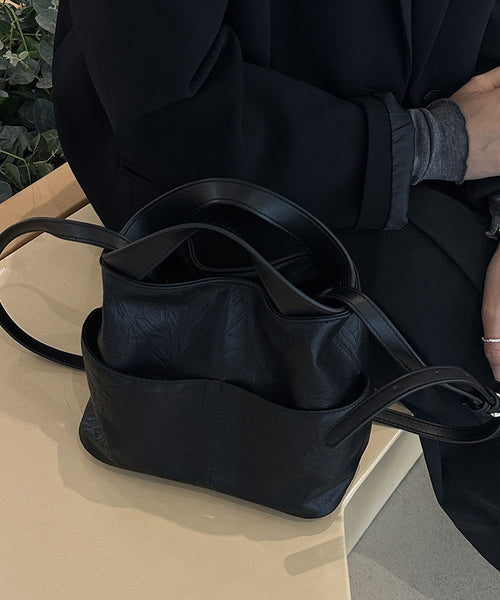 Fashion Versatile Brown Faux Leather Tote Handbag WI031 Bag-BGS241105