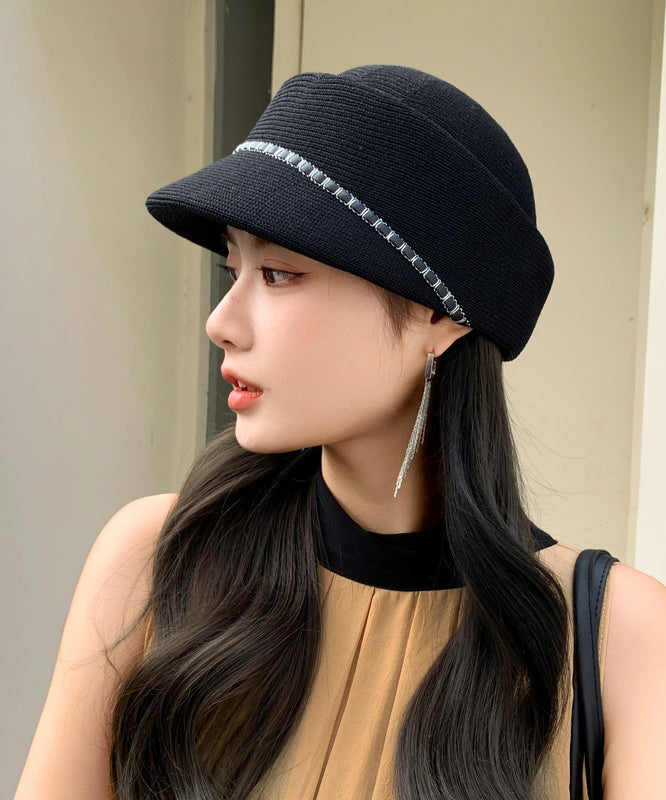 Sun Hat Knit Yellow Thin Breathable Fashion FashionChic