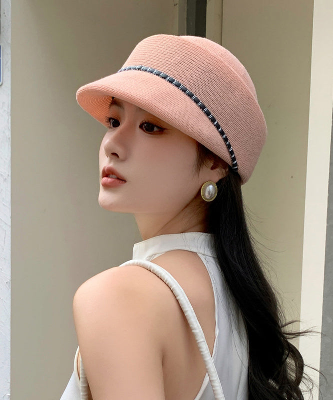 Sun Hat Knit Yellow Thin Breathable Fashion FashionChic