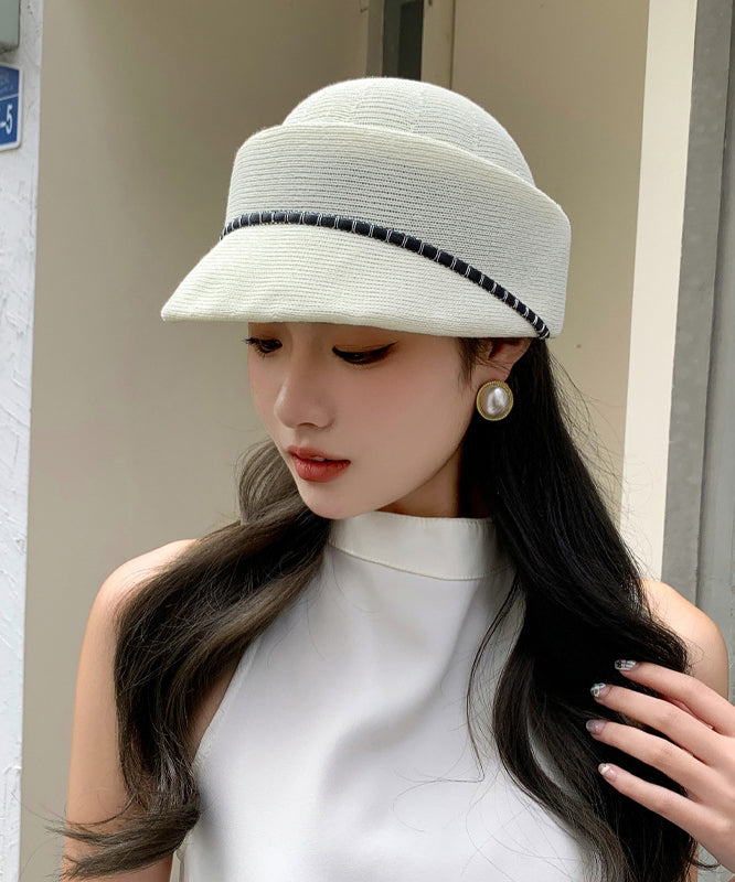 Sun Hat Knit Yellow Thin Breathable Fashion FashionChic