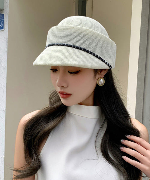 Sun Hat Knit Yellow Thin Breathable Fashion FashionChic
