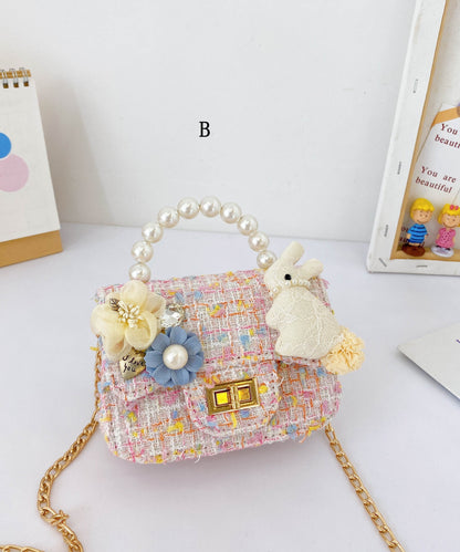 Fashionable Cute Mini Kids Girls Nail bead Messenger Bag IU017 Bag-BGS240803