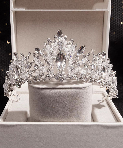 Fine Alloy Zircon Crystal Hollow Out Kids Crown IU031 TZ-FQ-HAI240802