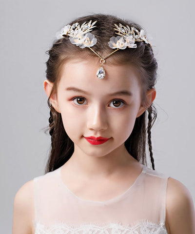 Fine Gold Alloy Inlaid Zircon Crystal Pearl Girl Hairpin IU051 TZ-FQ-HAI240802