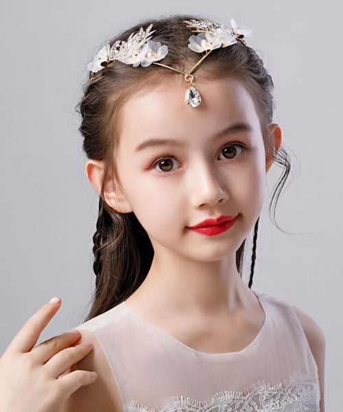 Fine Gold Alloy Inlaid Zircon Crystal Pearl Girl Hairpin IU051 TZ-FQ-HAI240802