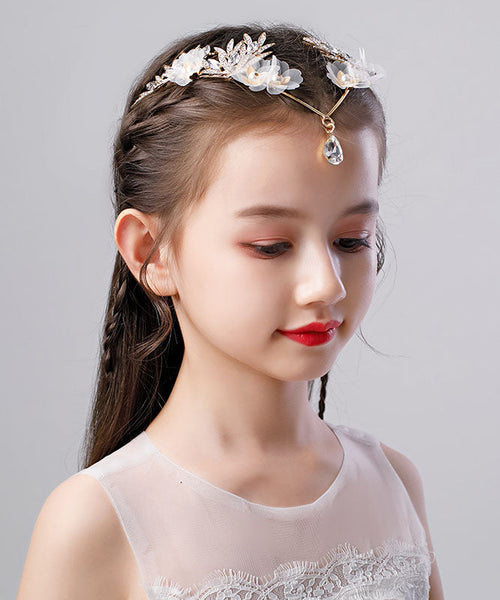 Fine Gold Alloy Inlaid Zircon Crystal Pearl Girl Hairpin IU051 TZ-FQ-HAI240802