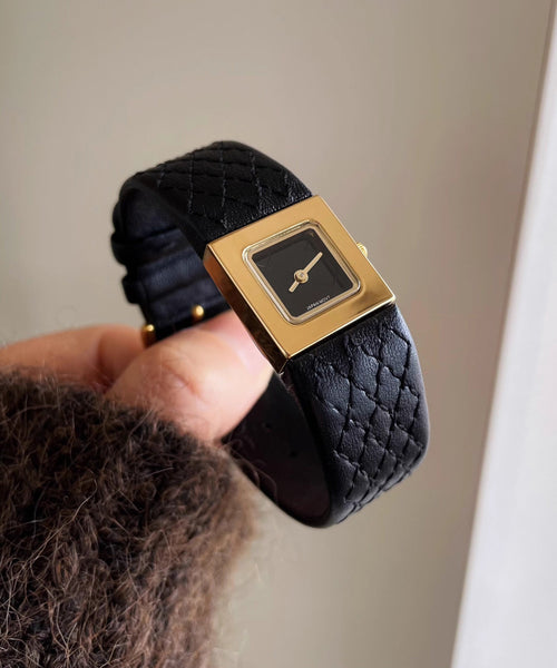 Gold Waterproof Quartz Movement Fine Leather Watches FashionChic