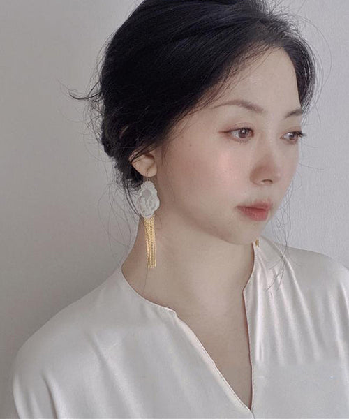 Tassel Gold Sterling Magpie Silver Fine Drop Shell Overgild FashionChic