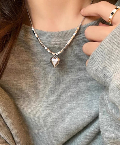 Fine Love Necklace Silk Stainless Pendant Steel FashionChic