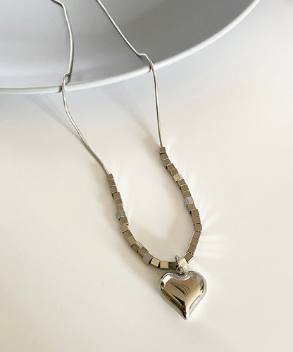 Fine Love Necklace Silk Stainless Pendant Steel FashionChic