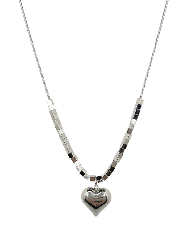 Fine Love Necklace Silk Stainless Pendant Steel FashionChic