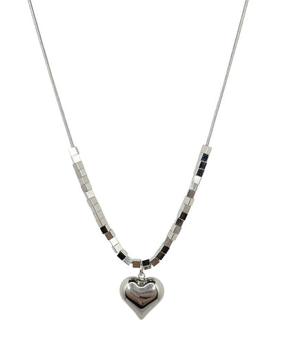Fine Love Necklace Silk Stainless Pendant Steel FashionChic