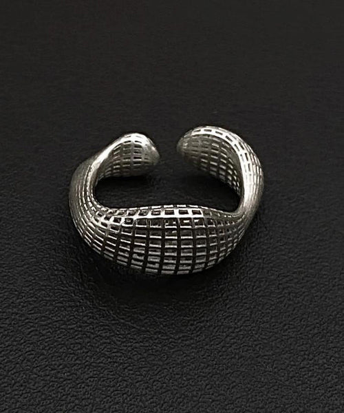 Fine Silk Sterling Silver Hollow Out Rings QJ012 JEW-RIN241021