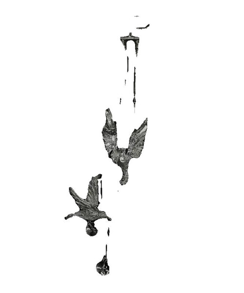 Tassel Drop Fine Earrings Sterling Silver Bird Silk Little FashionChic