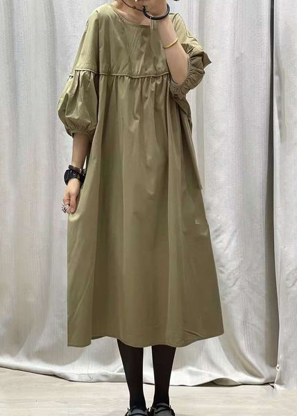 French Black O-Neck Patchwork Long Dresses Summer GH1010 Ada Fashion